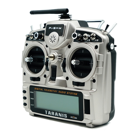 FrSky Taranis X9D Manual