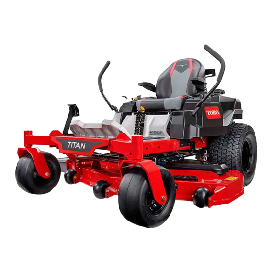 Toro TITAN series Setup Instructions