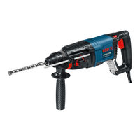 Bosch Professional GBH 2-26 DBR Operating Instructions Manual