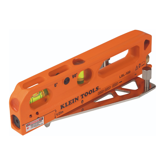 Klein Tools LBL100 Instructions