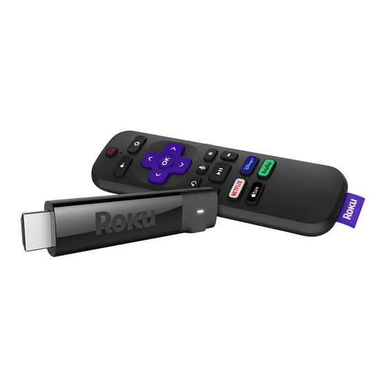 Roku Streaming Stick Plus Quick Start Manual