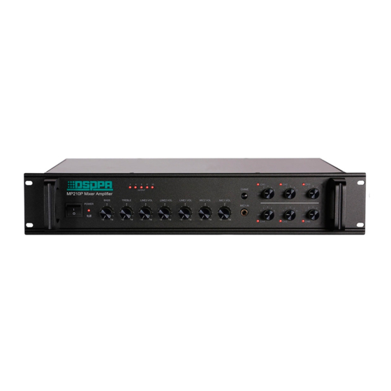 DSPPA MP 210P Owner's Manual