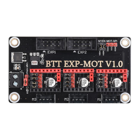 BIGTREETECH EXP-MOT V1.0 Instruction Manual