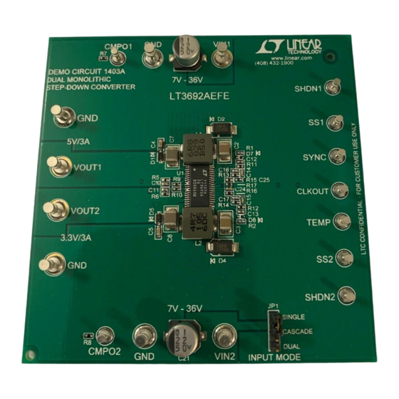 Linear Technology DC1403A Demo Manual