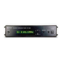 Toa WT-4800 Operating Instructions Manual