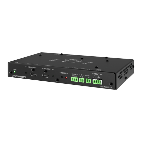Crestron DM-NAX-XSP Product Manual