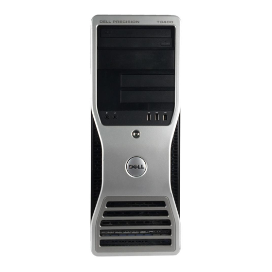Dell Precision T3400 Quick Reference Manual