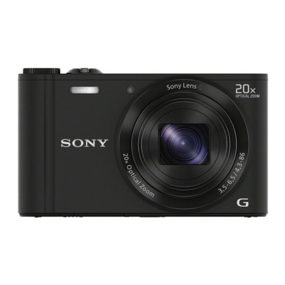 Sony DSC-WX300 Specifications