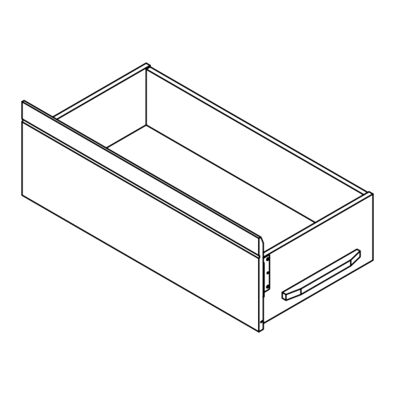 Night & Day Furniture ZEST STORAGE DRAWERS Assembly Instructions