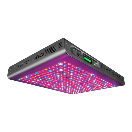 Kind LED Grow Lights K5 Series Instructions Manual