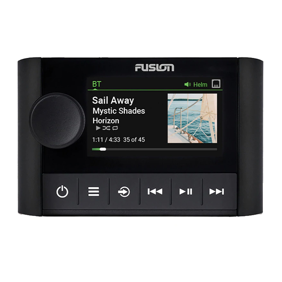 Fusion Apollo MS-ERX400 Owner's Manual