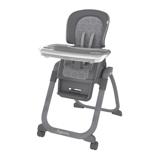 ingenuity SmartServe 4-in-1 High Chair Connolly Manual