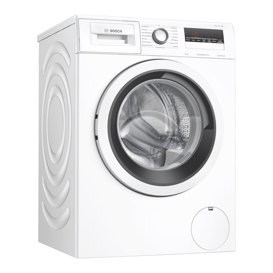 User Manuals: Bosch WAN24259GR Washing Machine