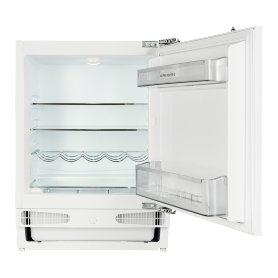 Kuppersberg VBMR 134 Refrigerator Manuals