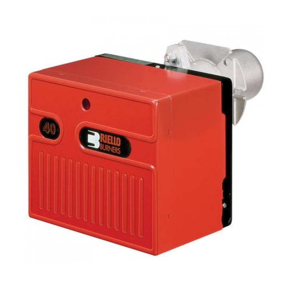 Riello 40 FS20 Installation, Use And Maintenance Instructions