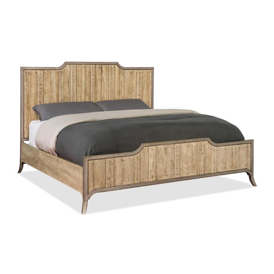 Hooker Furniture 1620-90367-LTBR Assembly Instruction