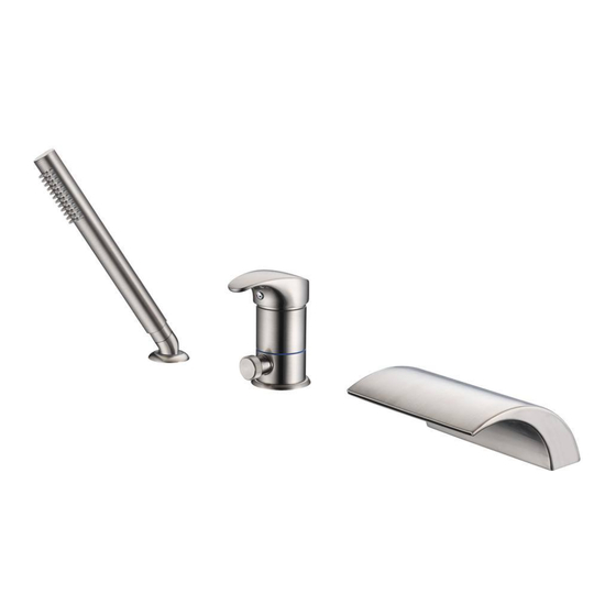 SUMERAIN S2096 W Series Wall Mount Faucet Manuals