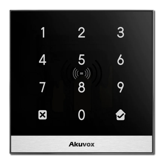 Akuvox A02 Administrator's Manual
