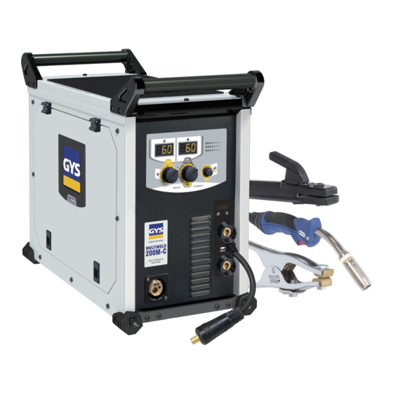 GYS MULTIWELD 200M-C Manual