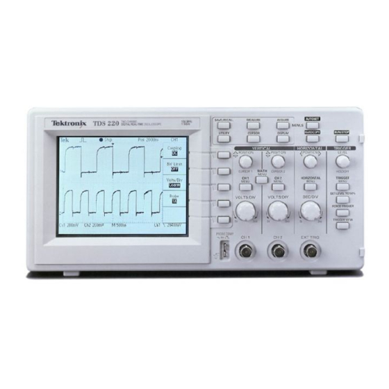 Tektronix TDS 200-Series User Manual