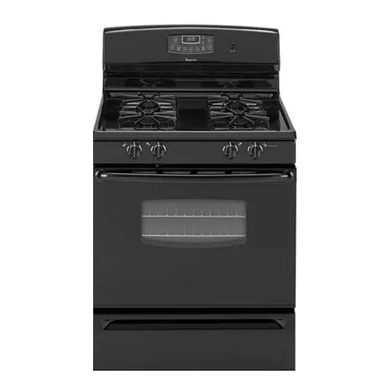 Maytag CGR3725ADB User's  guide Manual