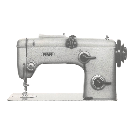 Pfaff 269 Instruction Book