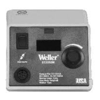 Weller EC2002M Operating Instructions
