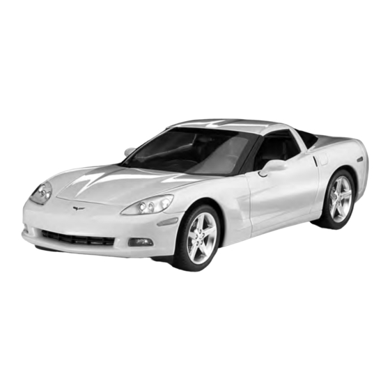 REVELL Corvette C6 Assembly Manual