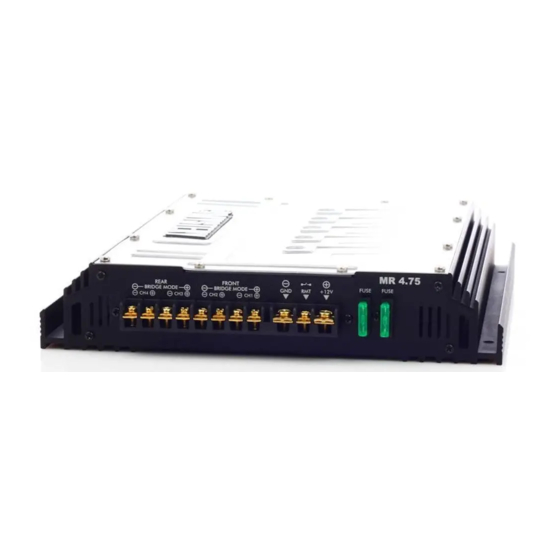 Mystery MR4.75 Manuals