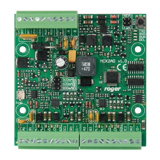 Roger MCX2D Installation Manual