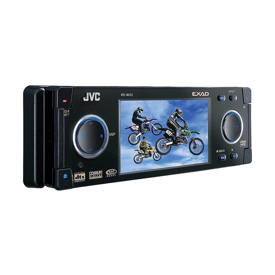JVC KD-AVX2 Installation & Connection Manual