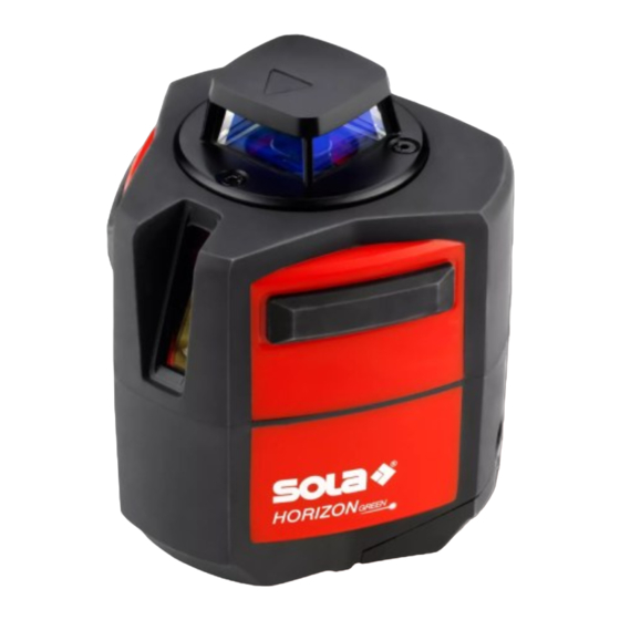 Sola HORIZON GREEN BASIC Operating Instructions Manual
