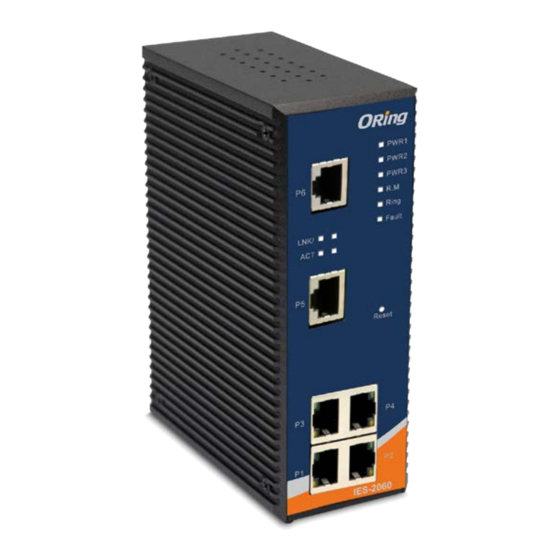 ORiNG IES-2060 Series User Manual