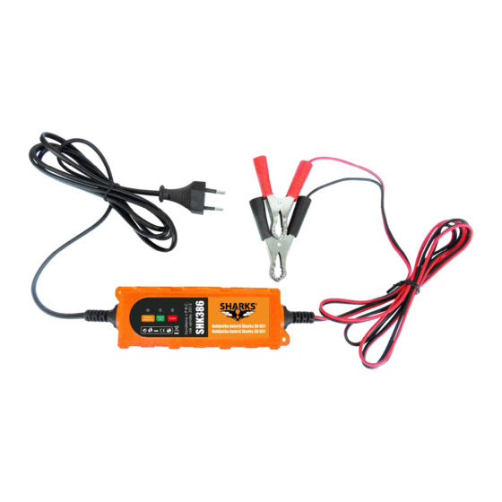 SHARKS SH 631 Car Battery Charger Manuals