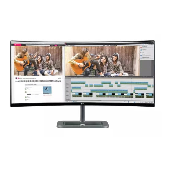 LG 34UC87C-B Manuals On Using Product Functions