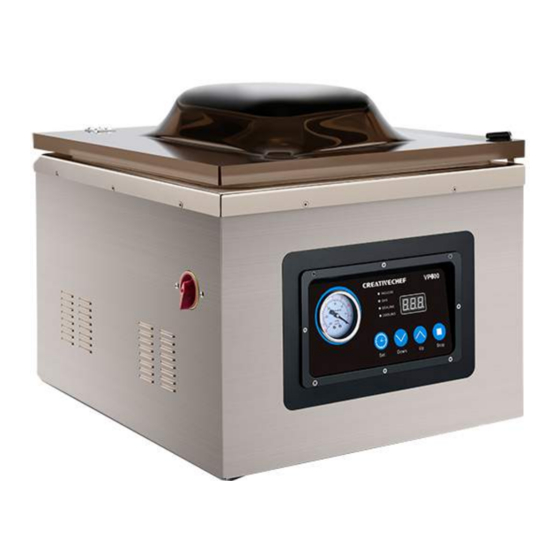 Astursourcing Creativechef VP-300 Use And Maintenance Manual