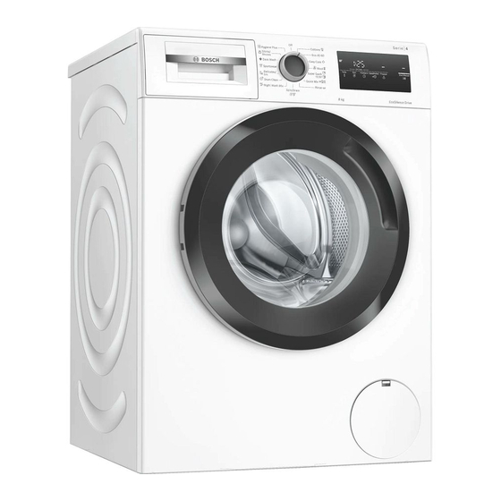 Bosch WAN24167BY Loading Washing Machine Manuals