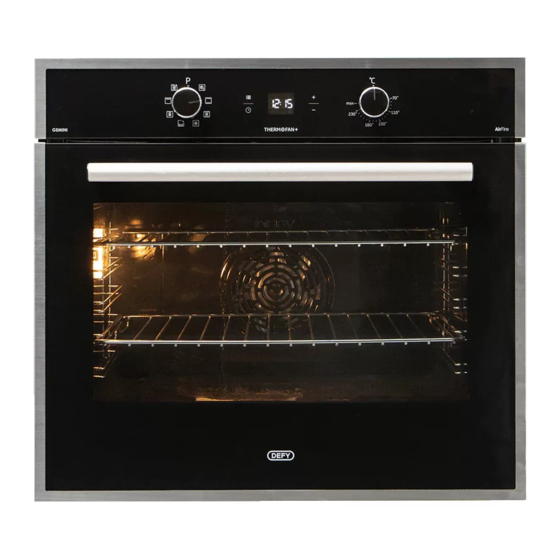 Defy DBO774-Black Instruction Manual