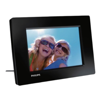 Philips PhotoFrame SPF1207 User Manual