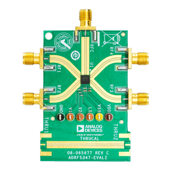 Analog Devices EVAL-ADRF5347 User Manual
