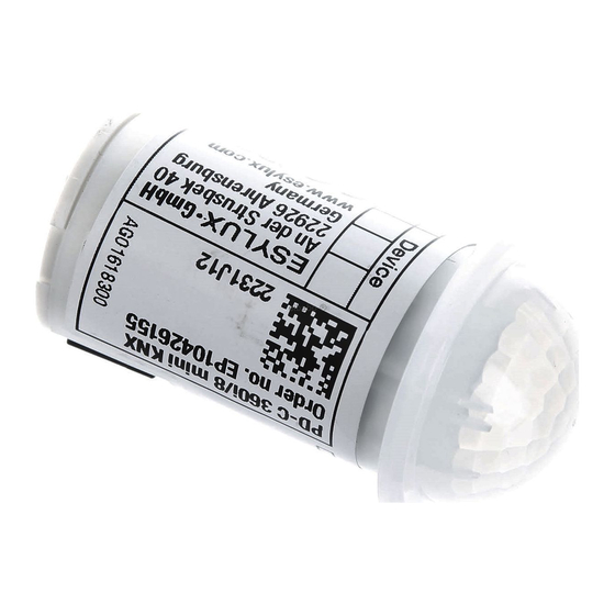 ESYLUX EP10426155 Manual