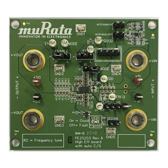 Murata PE25203 User Manual