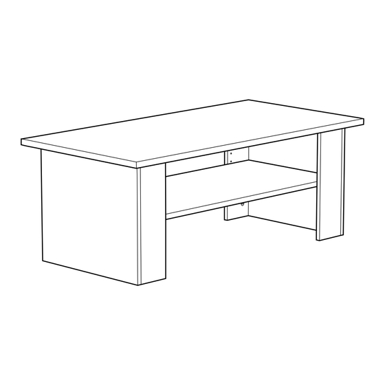 IKEA BENNO COFFEE TABLE 46 1/2X23 5/8" Instructions