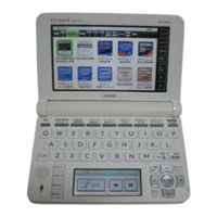 Casio XD-U Series Quick Manual
