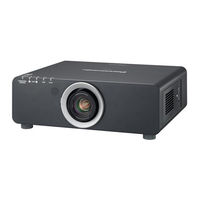 Panasonic DW6300ULS - WXGA DLP Projector 720p Operating Instructions Manual