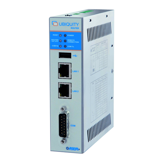 ASEM Ubiquity RK10 User Manual