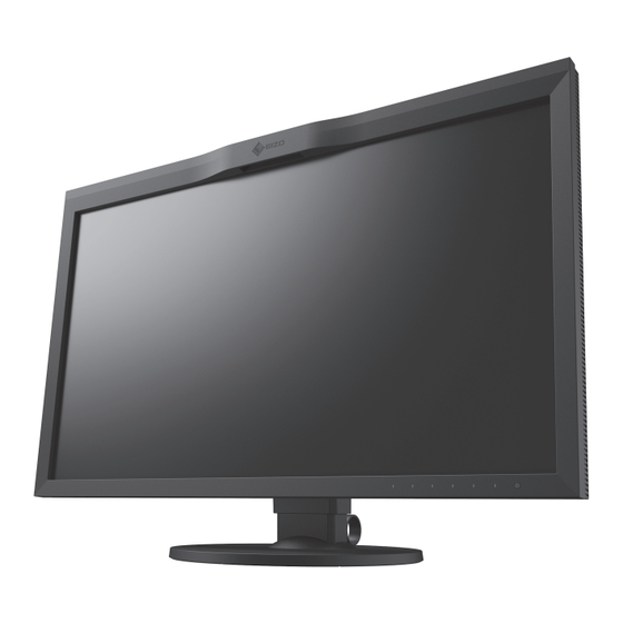 Eizo ColorEdge CG279X User Manual & Setup Manual