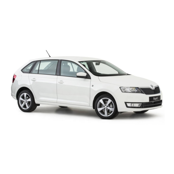 Skoda Rapid Spaceback 2014 Workshop Manual