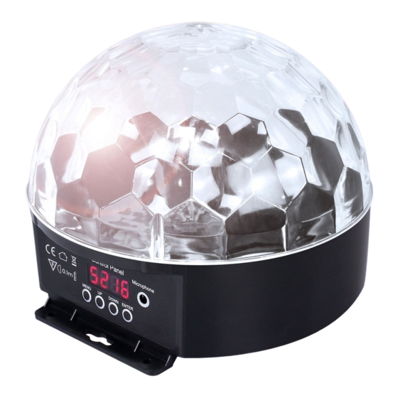 KAM LED Disco Dome DMX Instruction Manual