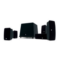 Boston Acoustics Horizon MCS 130 SURROUND User Manual